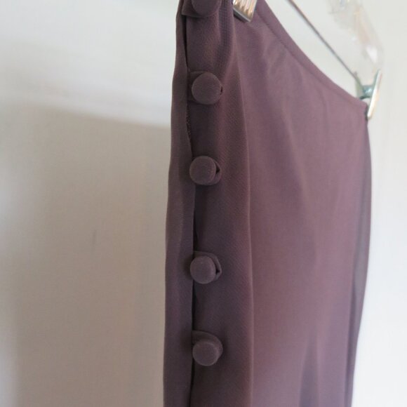 House of CB, Mauve, Maxi Skirt, Beautiful Georgette Fabric, Size Small - Picture 3 of 6